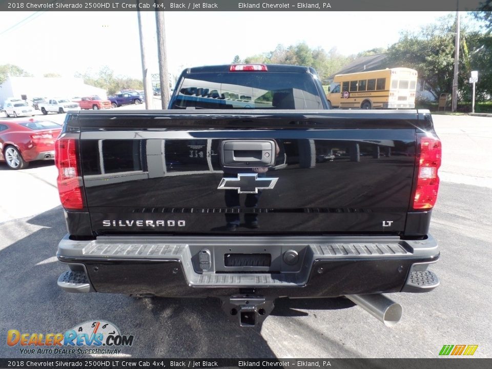 2018 Chevrolet Silverado 2500HD LT Crew Cab 4x4 Black / Jet Black Photo #7