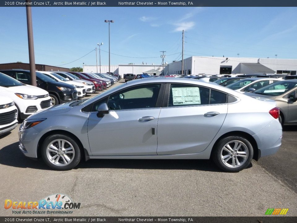 2018 Chevrolet Cruze LT Arctic Blue Metallic / Jet Black Photo #2