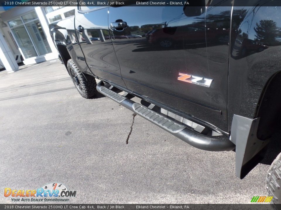2018 Chevrolet Silverado 2500HD LT Crew Cab 4x4 Black / Jet Black Photo #12