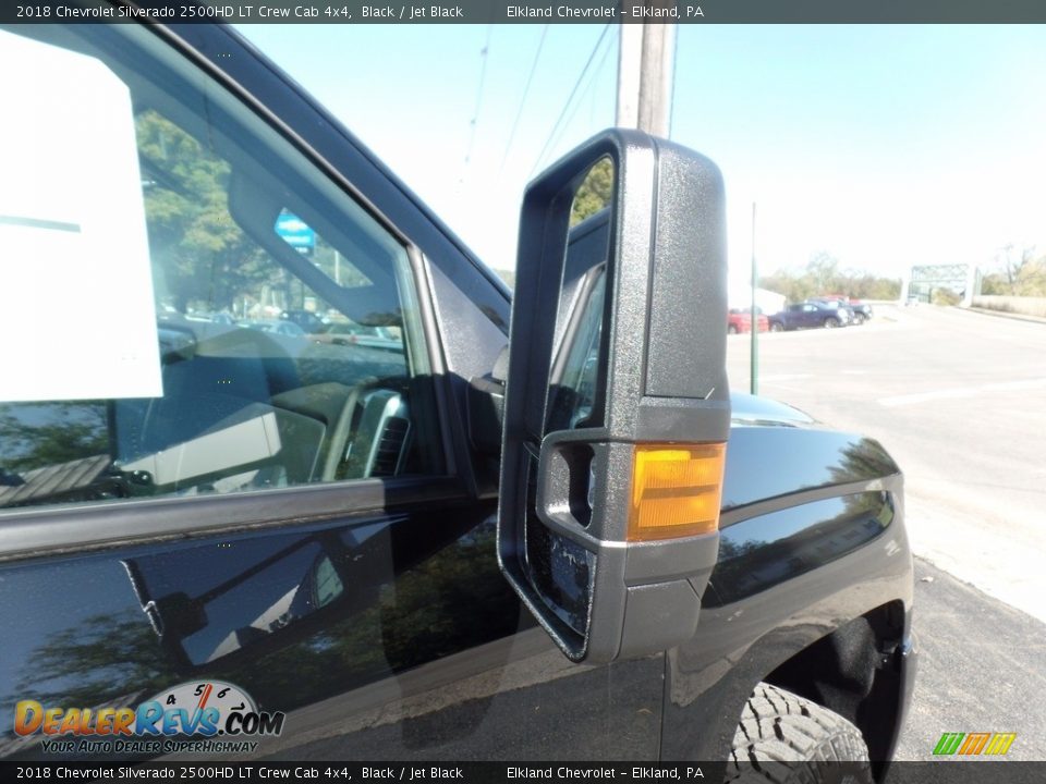 2018 Chevrolet Silverado 2500HD LT Crew Cab 4x4 Black / Jet Black Photo #13