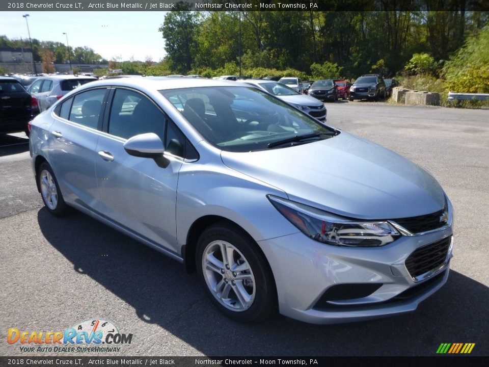 2018 Chevrolet Cruze LT Arctic Blue Metallic / Jet Black Photo #7