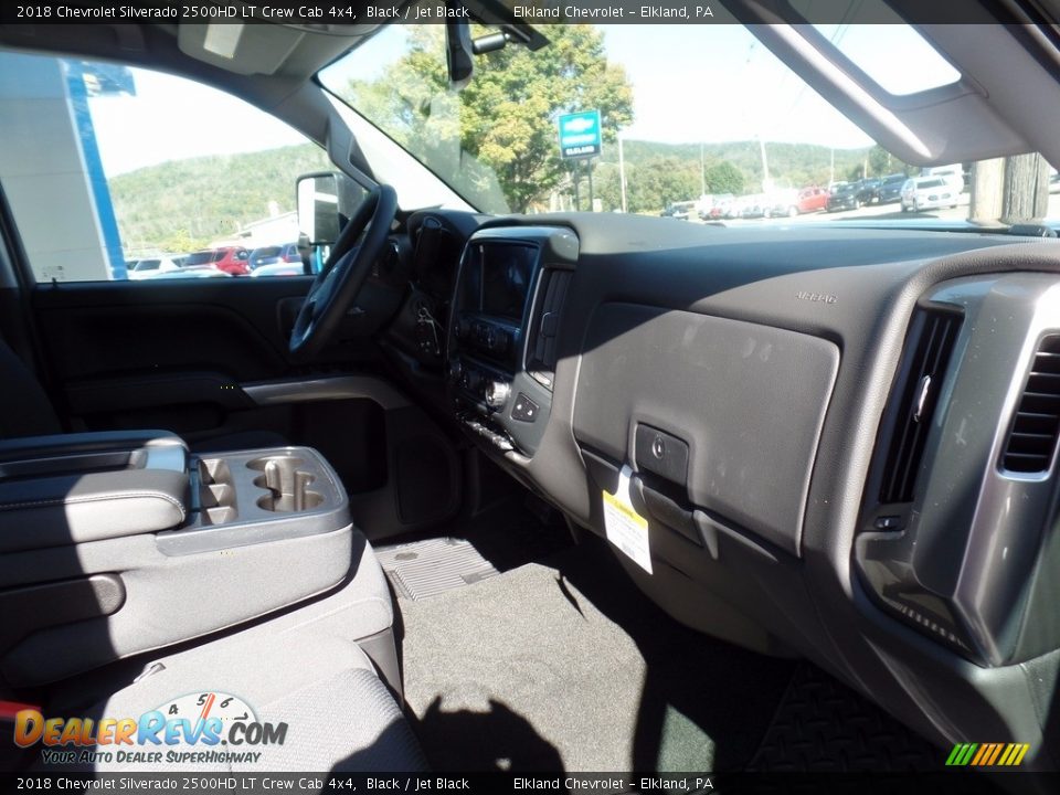 2018 Chevrolet Silverado 2500HD LT Crew Cab 4x4 Black / Jet Black Photo #18