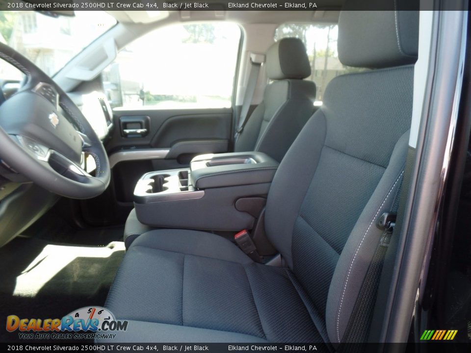 2018 Chevrolet Silverado 2500HD LT Crew Cab 4x4 Black / Jet Black Photo #22