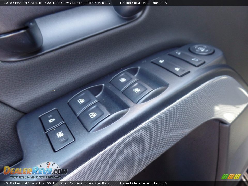 2018 Chevrolet Silverado 2500HD LT Crew Cab 4x4 Black / Jet Black Photo #23