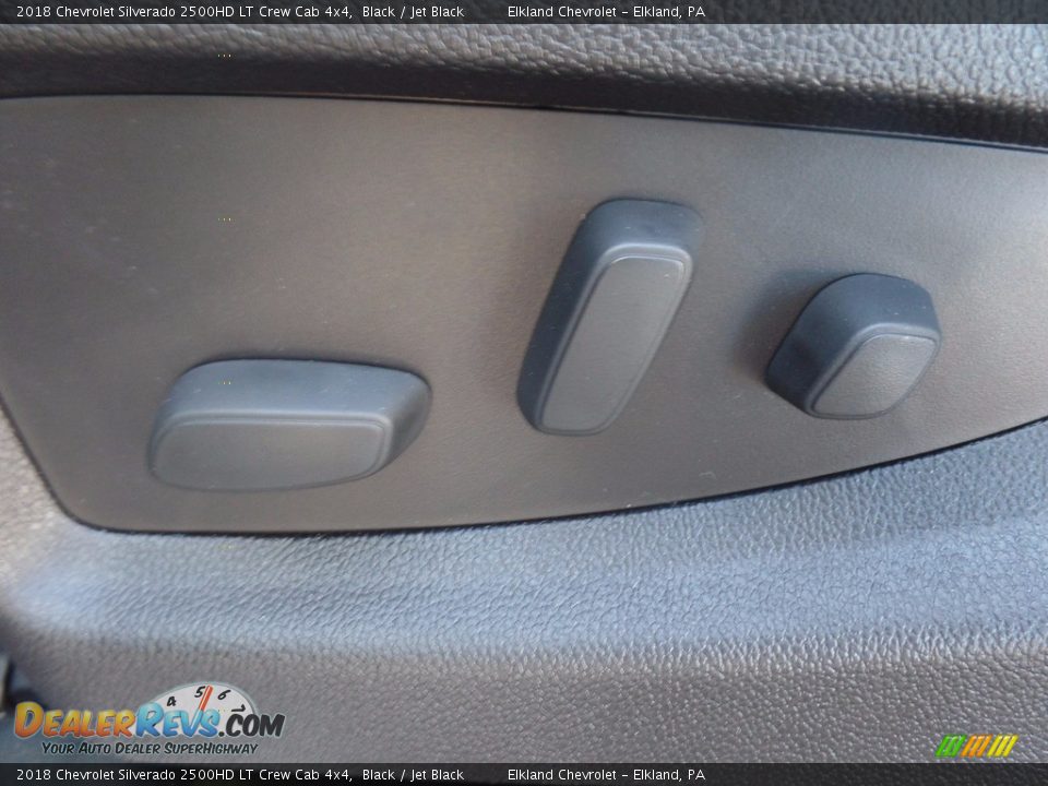 2018 Chevrolet Silverado 2500HD LT Crew Cab 4x4 Black / Jet Black Photo #24