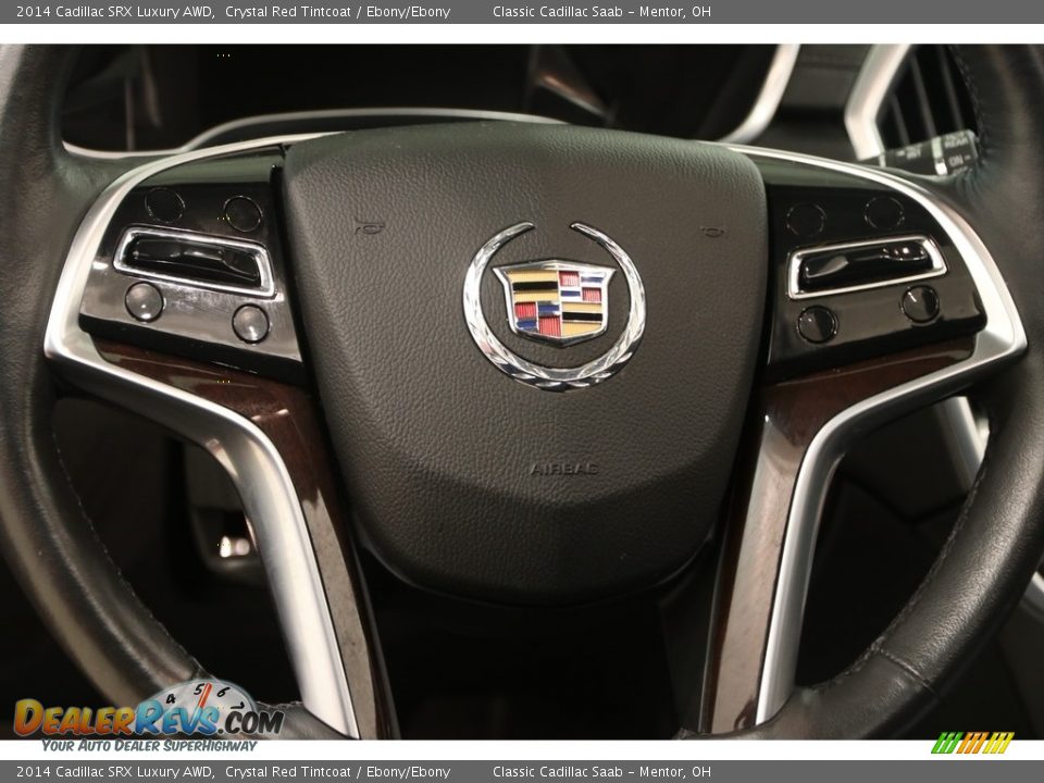 2014 Cadillac SRX Luxury AWD Crystal Red Tintcoat / Ebony/Ebony Photo #7