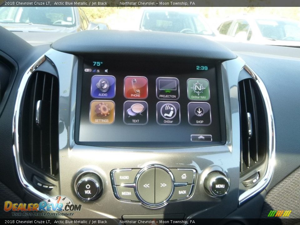 2018 Chevrolet Cruze LT Arctic Blue Metallic / Jet Black Photo #18