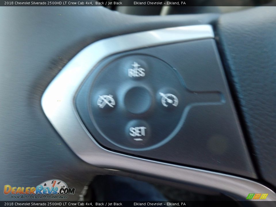 2018 Chevrolet Silverado 2500HD LT Crew Cab 4x4 Black / Jet Black Photo #28
