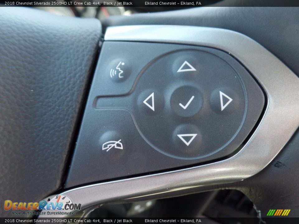 2018 Chevrolet Silverado 2500HD LT Crew Cab 4x4 Black / Jet Black Photo #29