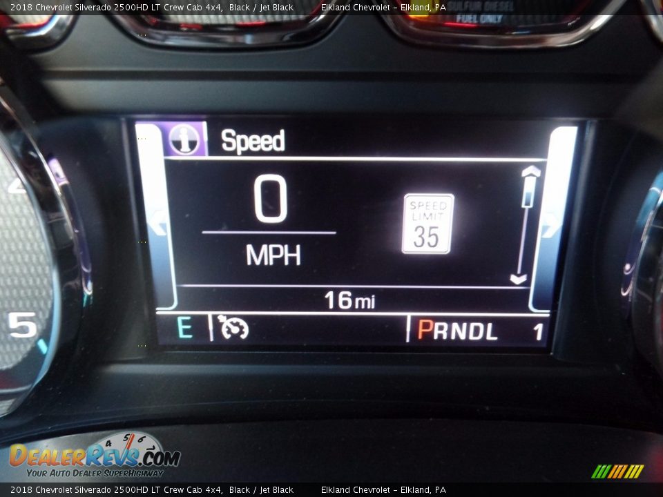 2018 Chevrolet Silverado 2500HD LT Crew Cab 4x4 Black / Jet Black Photo #30
