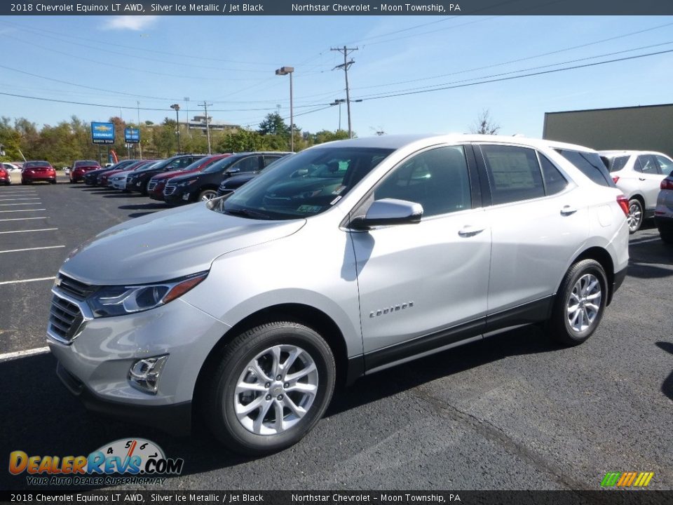 2018 Chevrolet Equinox LT AWD Silver Ice Metallic / Jet Black Photo #1