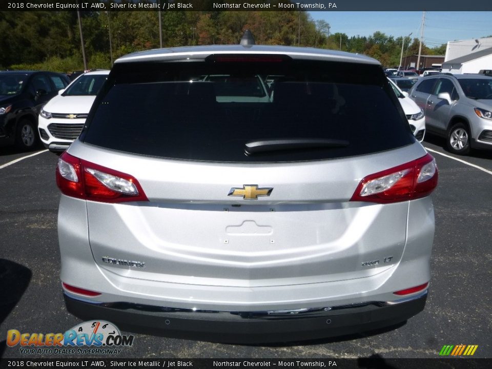 2018 Chevrolet Equinox LT AWD Silver Ice Metallic / Jet Black Photo #4