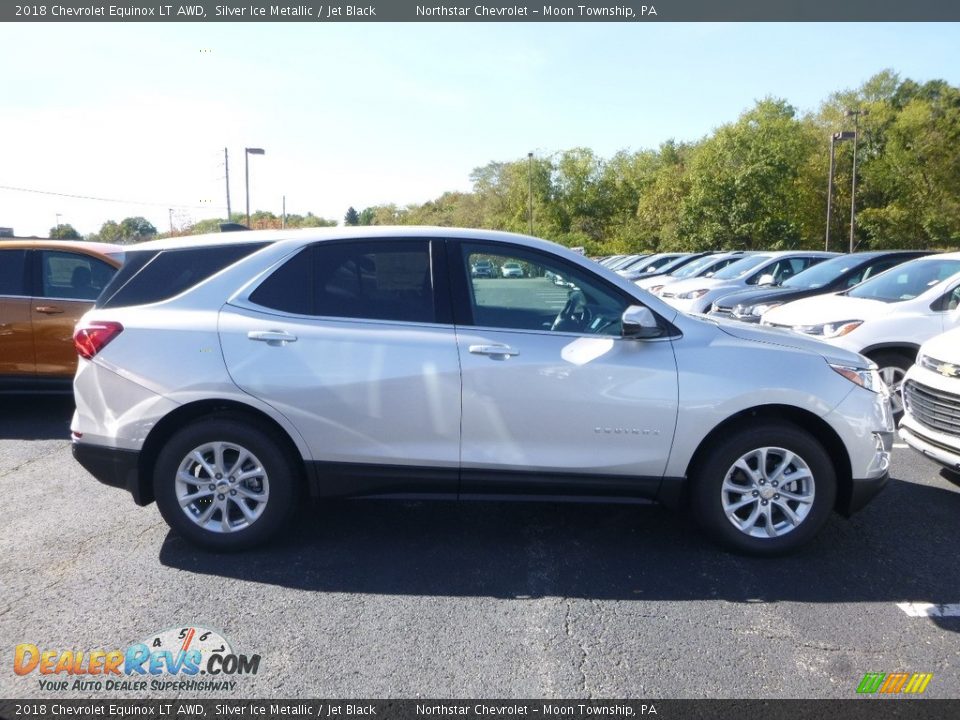 2018 Chevrolet Equinox LT AWD Silver Ice Metallic / Jet Black Photo #6