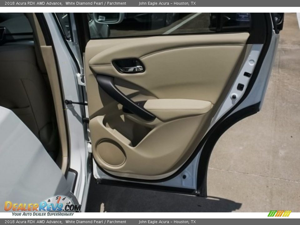 2018 Acura RDX AWD Advance White Diamond Pearl / Parchment Photo #21