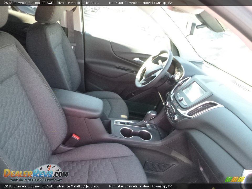 2018 Chevrolet Equinox LT AWD Silver Ice Metallic / Jet Black Photo #10