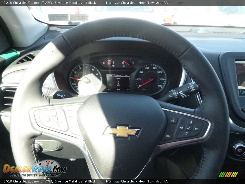 2018 Chevrolet Equinox LT AWD Silver Ice Metallic / Jet Black Photo #20