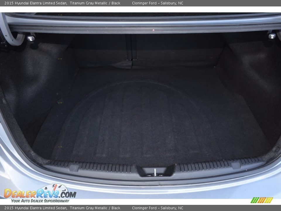 2015 Hyundai Elantra Limited Sedan Titanium Gray Metallic / Black Photo #12