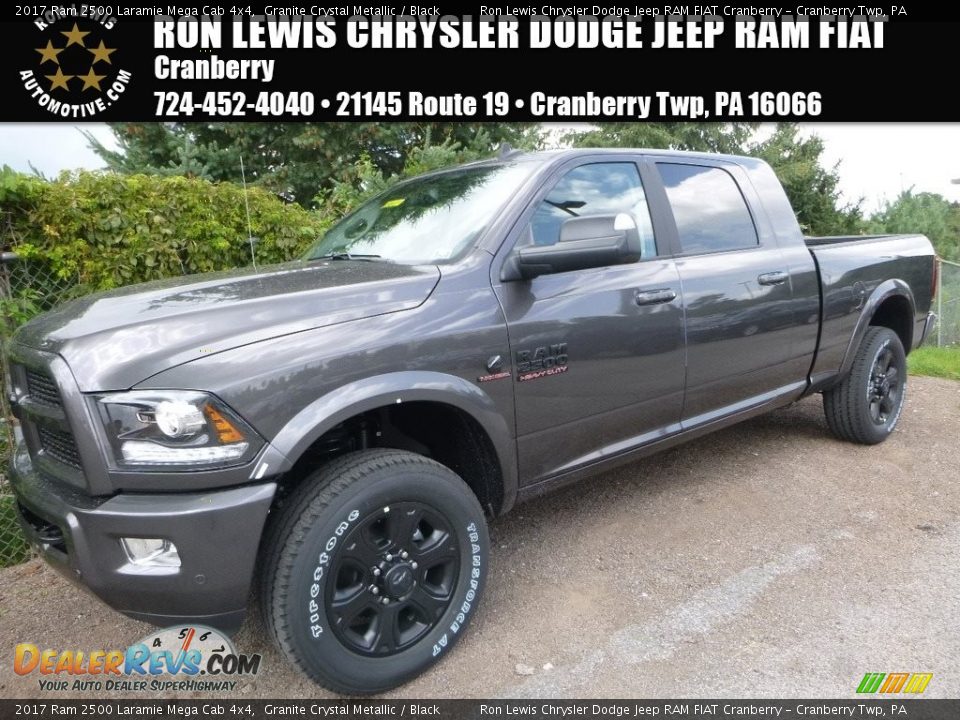 2017 Ram 2500 Laramie Mega Cab 4x4 Granite Crystal Metallic / Black Photo #1