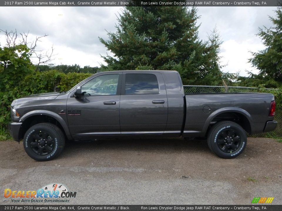 2017 Ram 2500 Laramie Mega Cab 4x4 Granite Crystal Metallic / Black Photo #2