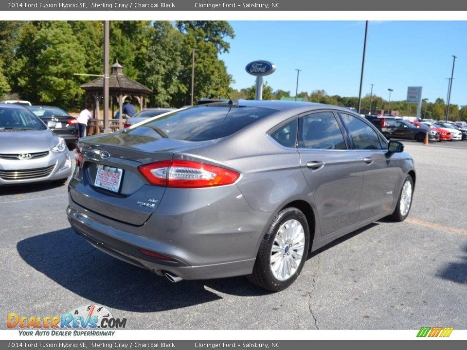 2014 Ford Fusion Hybrid SE Sterling Gray / Charcoal Black Photo #3