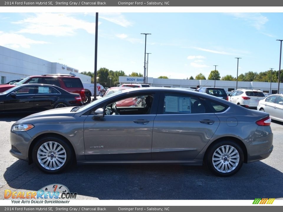 2014 Ford Fusion Hybrid SE Sterling Gray / Charcoal Black Photo #6