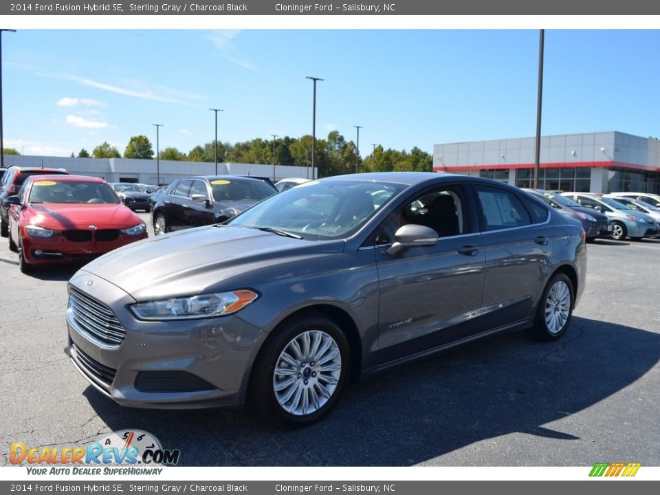 2014 Ford Fusion Hybrid SE Sterling Gray / Charcoal Black Photo #7