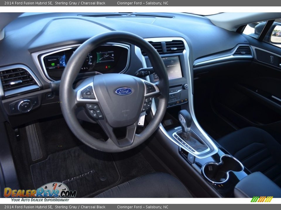 2014 Ford Fusion Hybrid SE Sterling Gray / Charcoal Black Photo #10