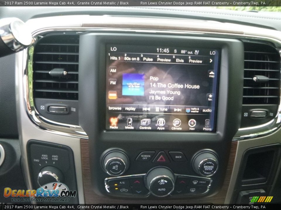 2017 Ram 2500 Laramie Mega Cab 4x4 Granite Crystal Metallic / Black Photo #16