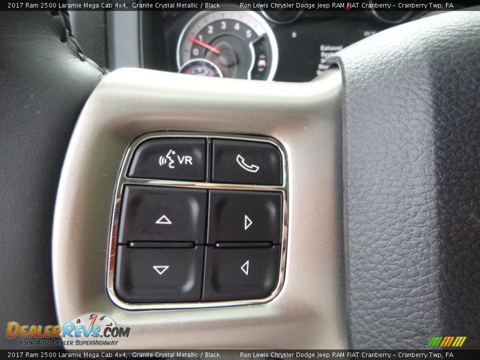 2017 Ram 2500 Laramie Mega Cab 4x4 Granite Crystal Metallic / Black Photo #19