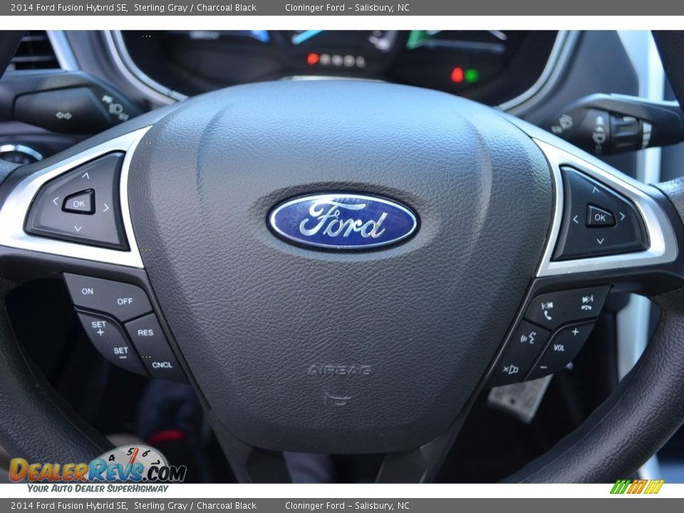 2014 Ford Fusion Hybrid SE Sterling Gray / Charcoal Black Photo #23