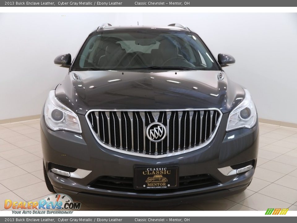 2013 Buick Enclave Leather Cyber Gray Metallic / Ebony Leather Photo #2