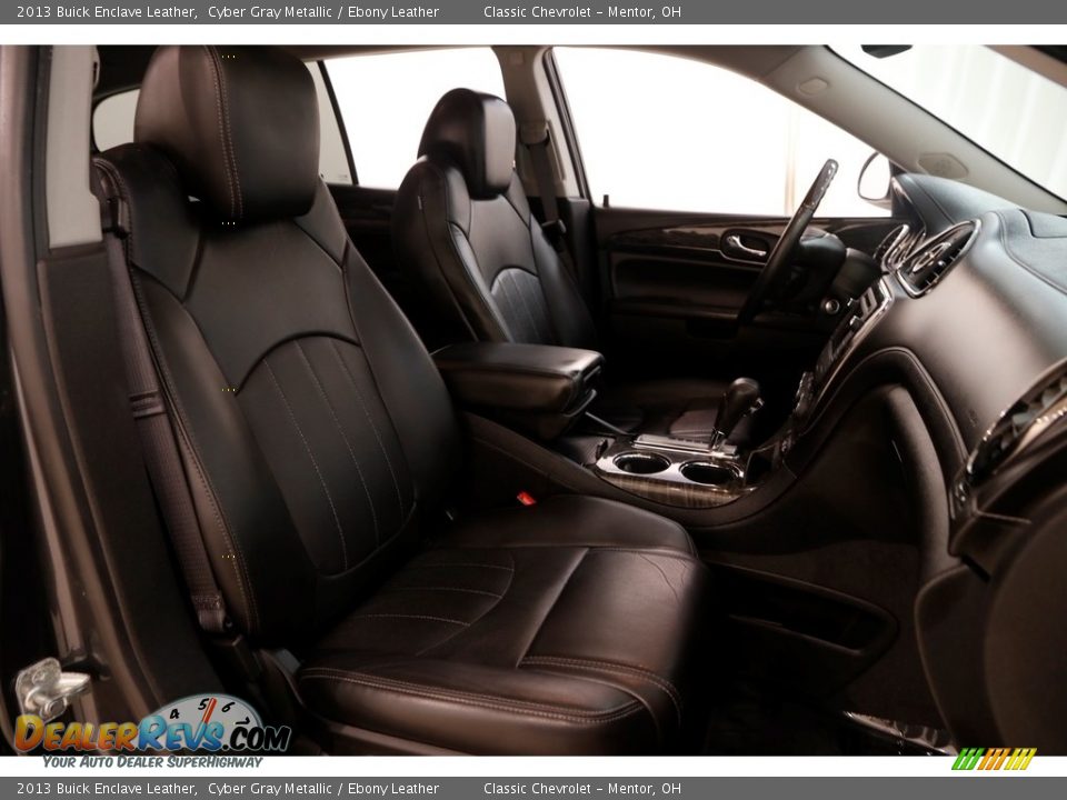 2013 Buick Enclave Leather Cyber Gray Metallic / Ebony Leather Photo #12