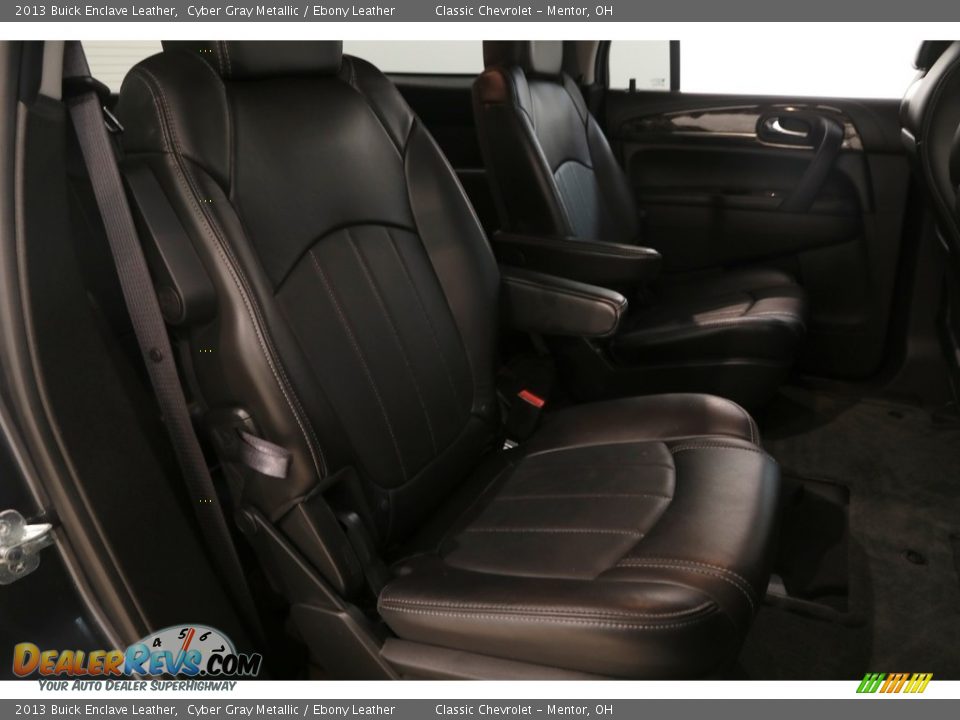 2013 Buick Enclave Leather Cyber Gray Metallic / Ebony Leather Photo #13