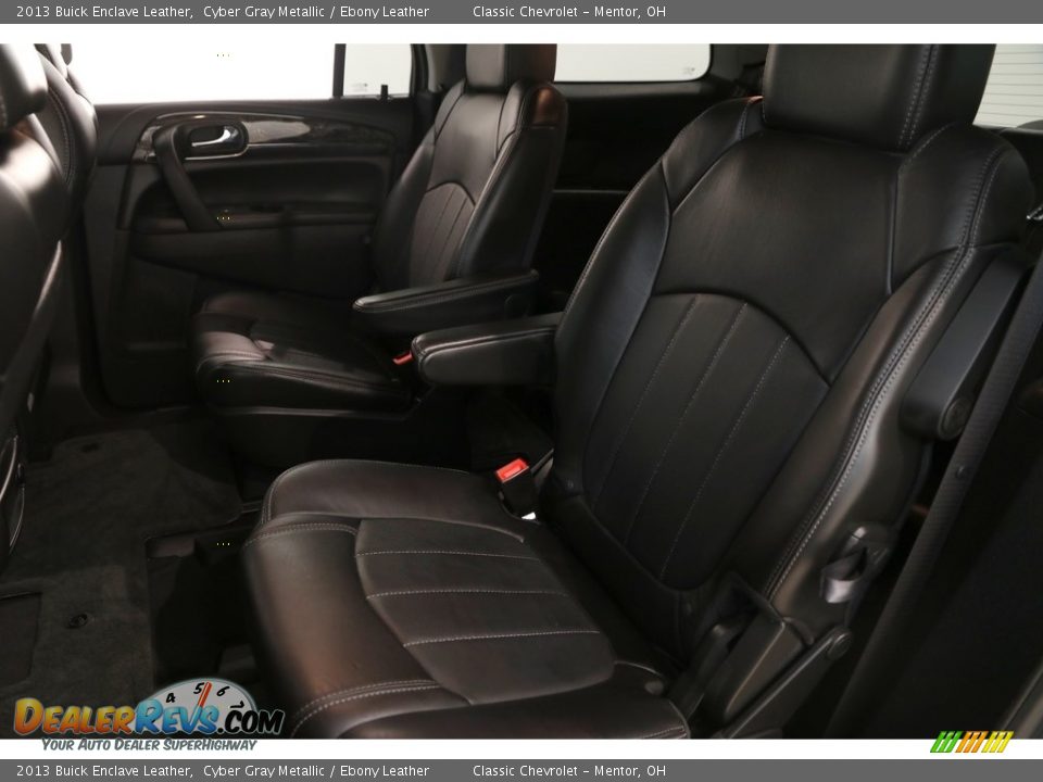 2013 Buick Enclave Leather Cyber Gray Metallic / Ebony Leather Photo #14
