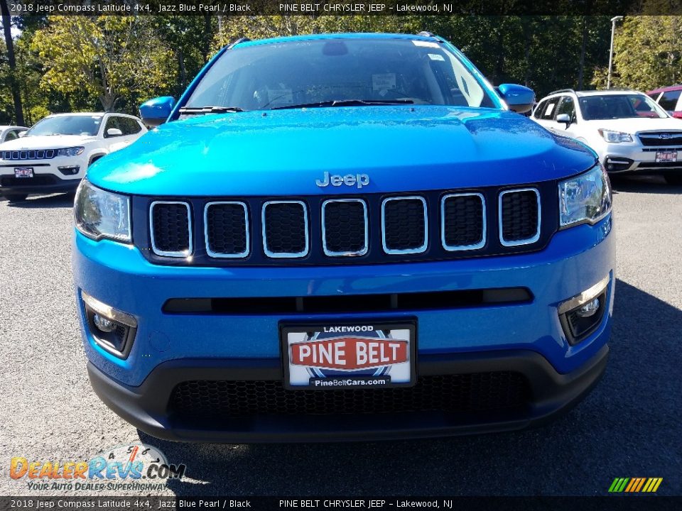 2018 Jeep Compass Latitude 4x4 Jazz Blue Pearl / Black Photo #2
