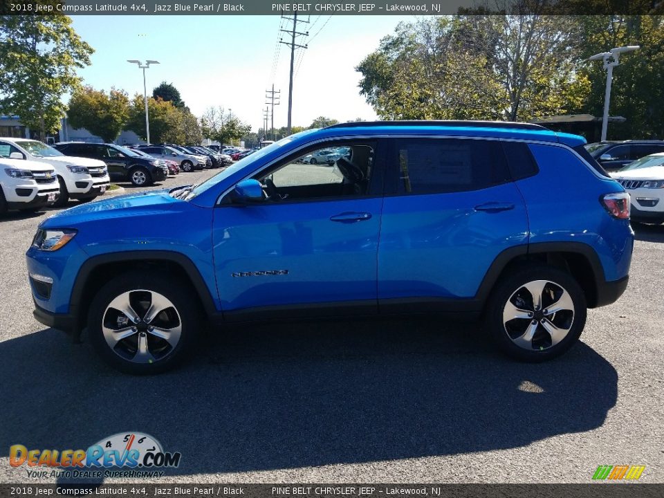 2018 Jeep Compass Latitude 4x4 Jazz Blue Pearl / Black Photo #3