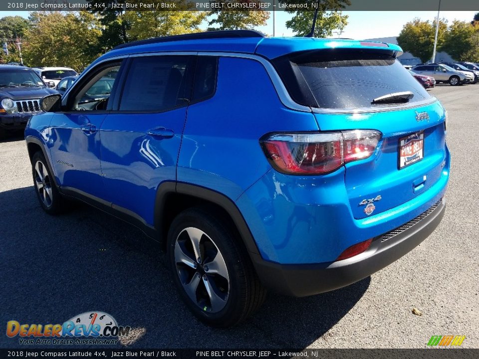 2018 Jeep Compass Latitude 4x4 Jazz Blue Pearl / Black Photo #4