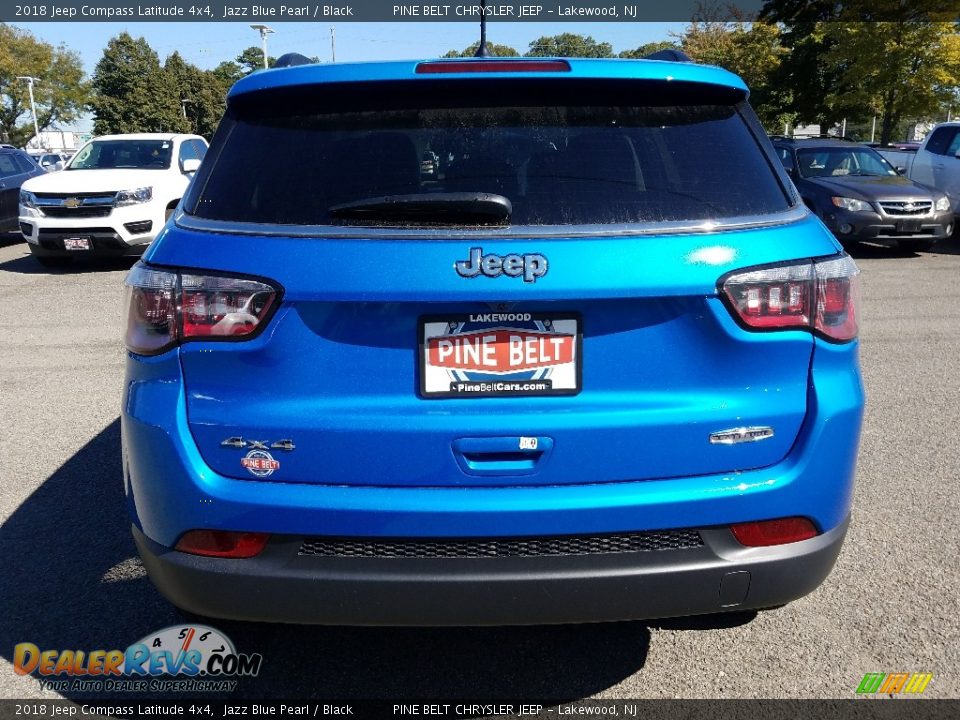2018 Jeep Compass Latitude 4x4 Jazz Blue Pearl / Black Photo #5