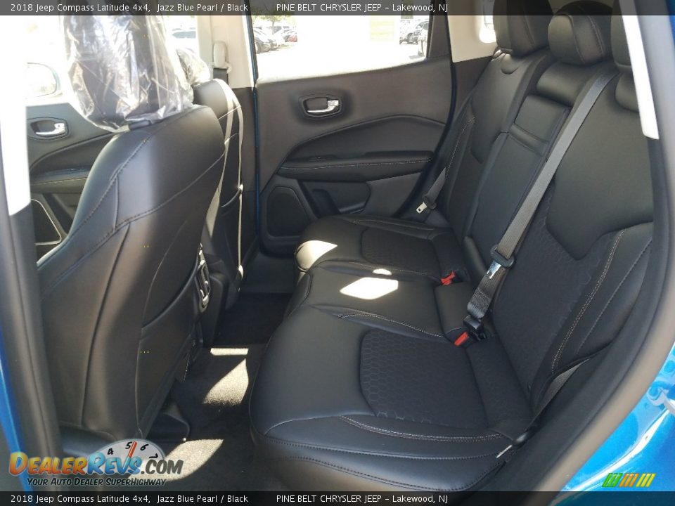 2018 Jeep Compass Latitude 4x4 Jazz Blue Pearl / Black Photo #6