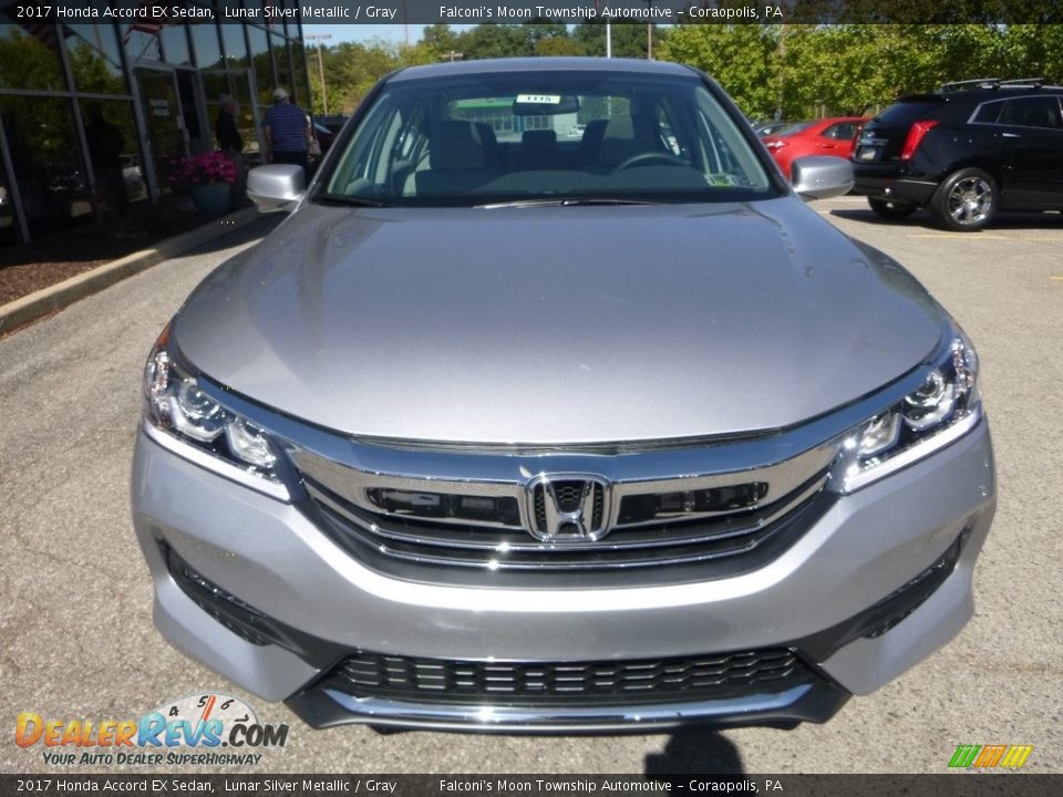 2017 Honda Accord EX Sedan Lunar Silver Metallic / Gray Photo #6