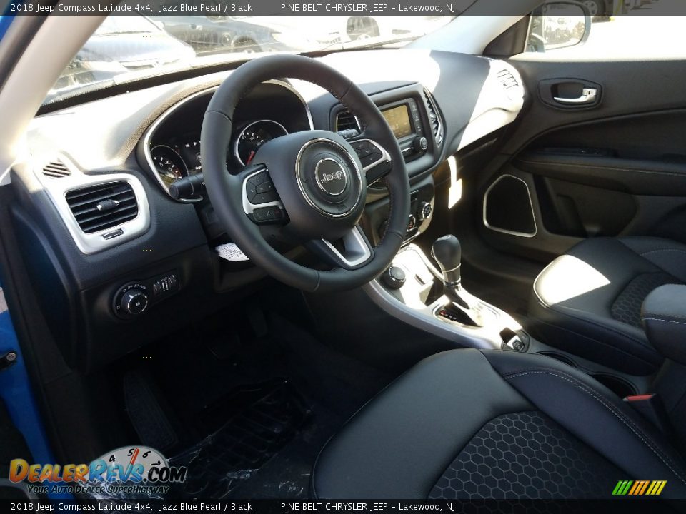 2018 Jeep Compass Latitude 4x4 Jazz Blue Pearl / Black Photo #7