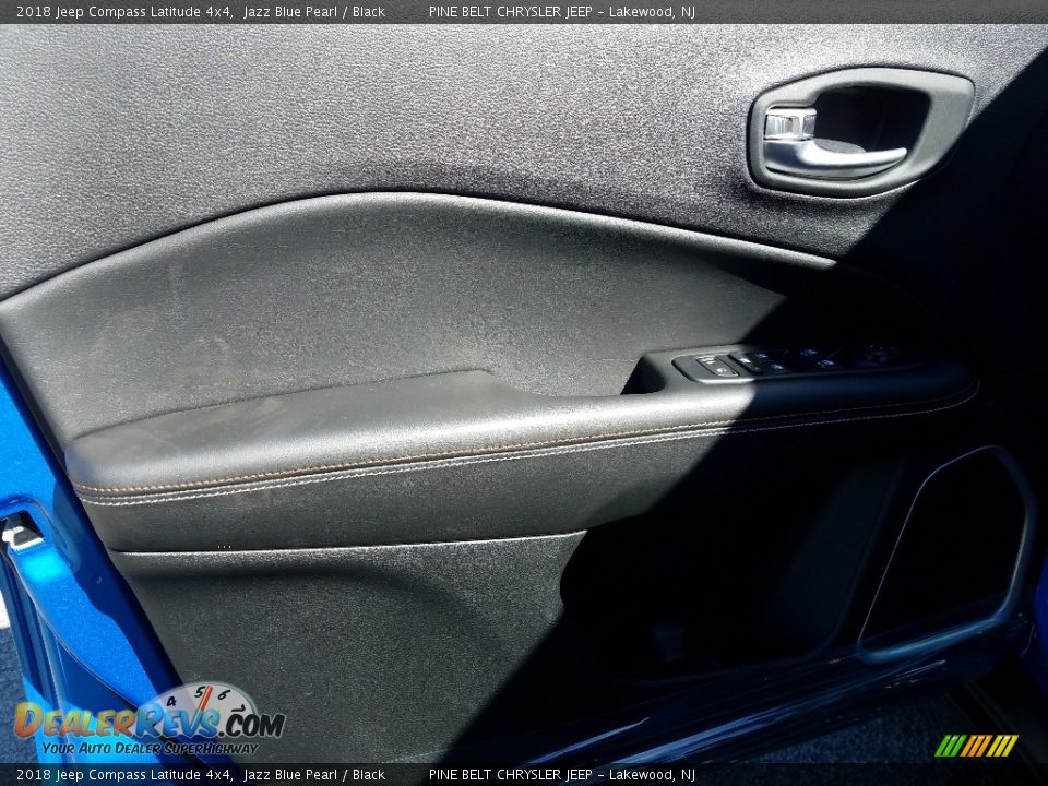 2018 Jeep Compass Latitude 4x4 Jazz Blue Pearl / Black Photo #8