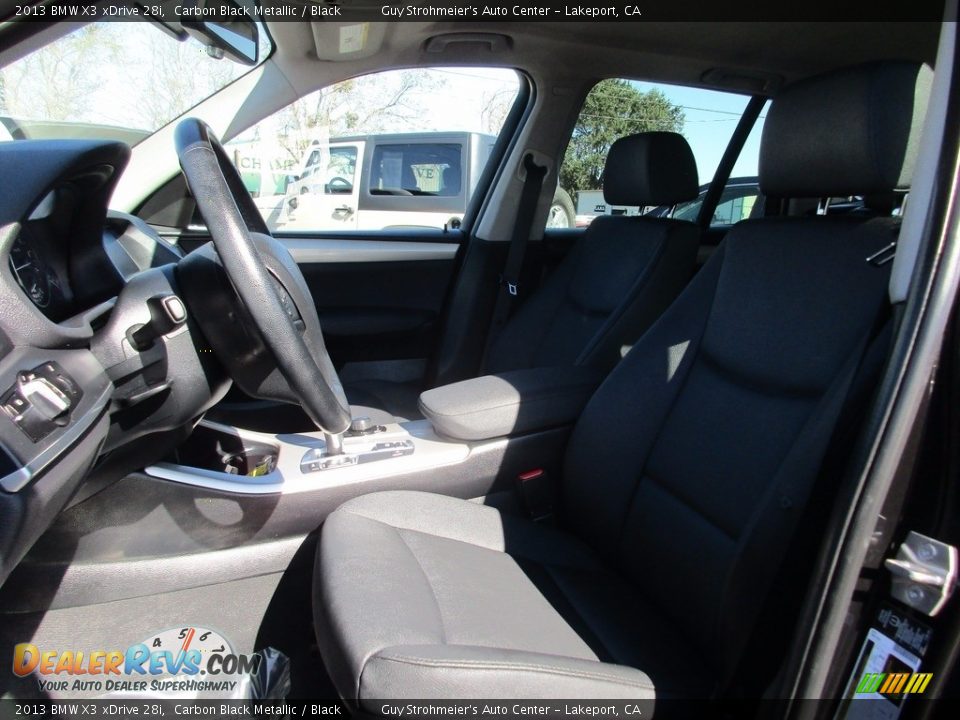 2013 BMW X3 xDrive 28i Carbon Black Metallic / Black Photo #8