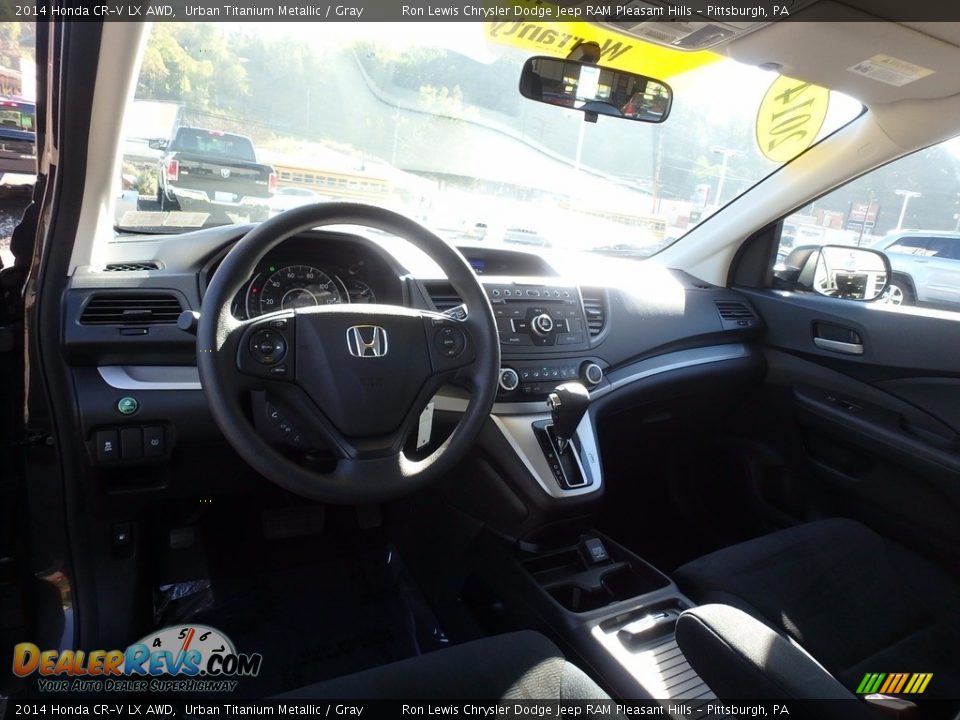 2014 Honda CR-V LX AWD Urban Titanium Metallic / Gray Photo #13