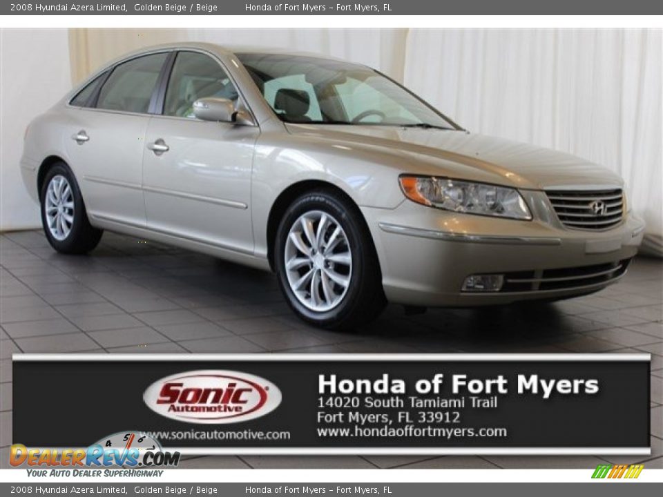 2008 Hyundai Azera Limited Golden Beige / Beige Photo #1