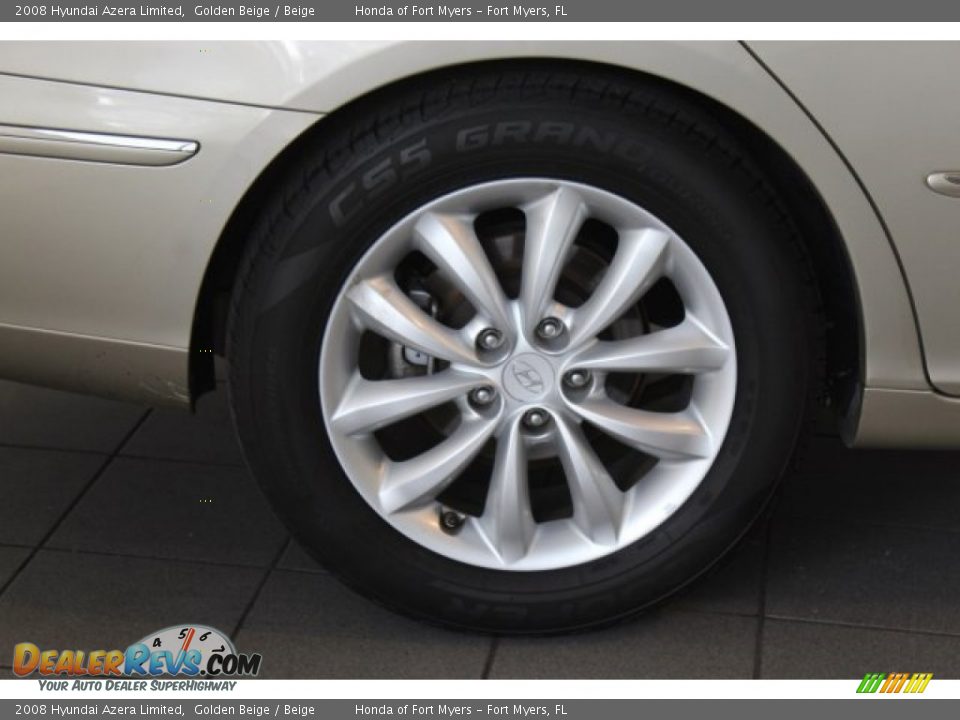 2008 Hyundai Azera Limited Golden Beige / Beige Photo #8
