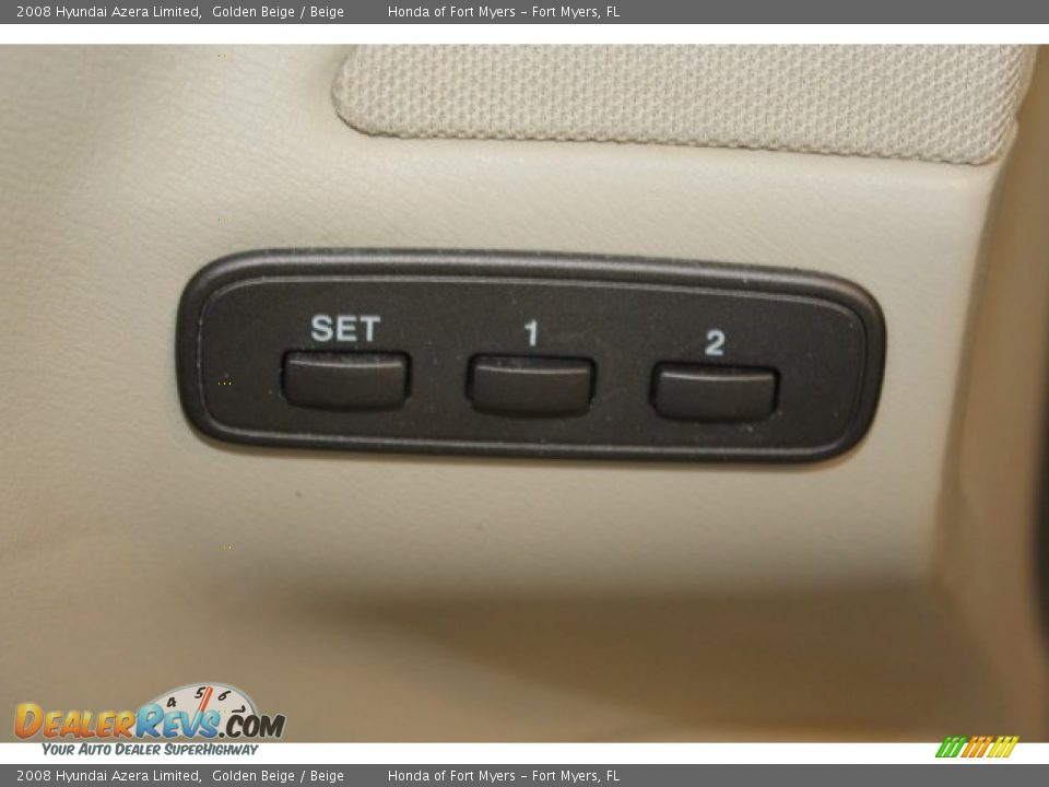 2008 Hyundai Azera Limited Golden Beige / Beige Photo #10