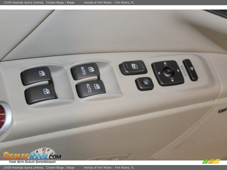2008 Hyundai Azera Limited Golden Beige / Beige Photo #11