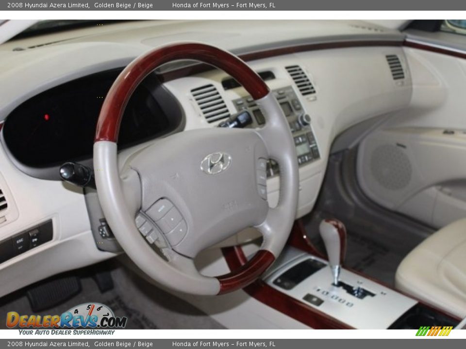 2008 Hyundai Azera Limited Golden Beige / Beige Photo #13