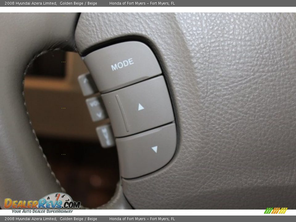 2008 Hyundai Azera Limited Golden Beige / Beige Photo #14